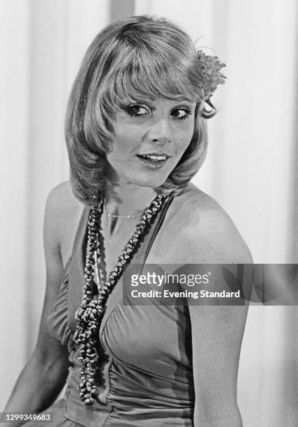 Australian beauty queen Belinda Green, who is Miss Australia in the Miss World beauty pageant, London, UK, 27th November 1972. She won the pageant to...