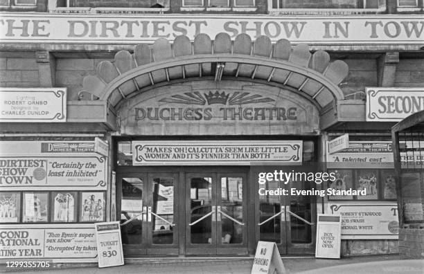 'The Dirtiest Show In Town', a musical revue by Tom Eyen and Jeff Barry, showing at the Duchess Theatre in London's West End, UK, 21st December 1972.