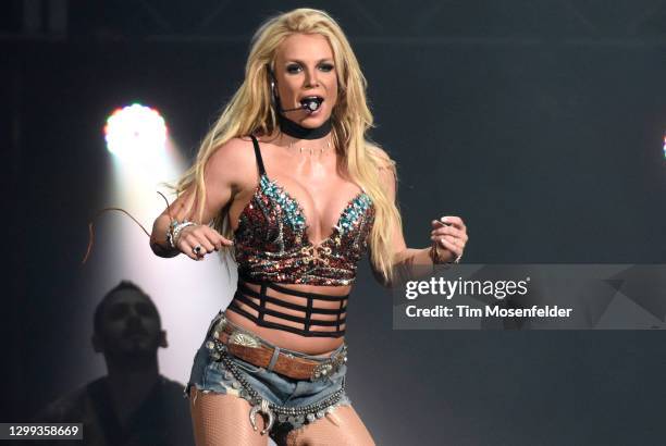 Britney Spears performs during Now! 99.7 Triple Ho Show 7.0 at SAP Center on December 3, 2016 in San Jose, California.