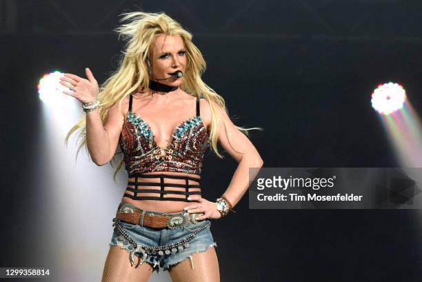 Britney Spears performs during Now! 99.7 Triple Ho Show 7.0 at SAP Center on December 3, 2016 in San Jose, California.