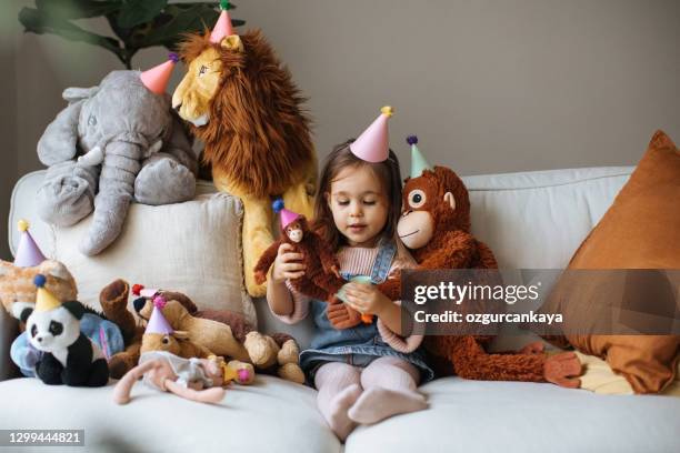 it's time for playing and i love it! - birthday girl stock pictures, royalty-free photos & images