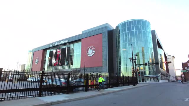 Prudential Center Stock Video Footage