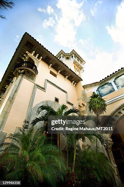 General view during a photo shoot with Donald Trump and Melania Trump at the Mar-a-Lago Club on March 26, 2011 in Palm Beach, Florida. Melania's...