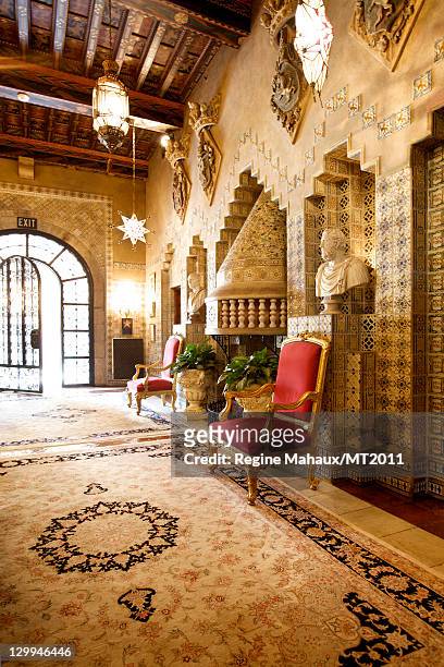 General view during a photo shoot with Donald Trump and Melania Trump at the Mar-a-Lago Club on March 26, 2011 in Palm Beach, Florida. Melania's...