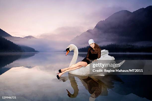 Melania Trump poses during a photo shoot at the Mar-a-Lago Club on March 26, 2011 in Palm Beach, Florida. Melania's clothes by Chanel, makeup by Tina...