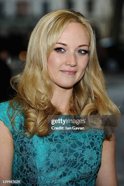 Actress Nicola Burley attends the "Wuthering Heights" premiere during the 55th BFI London Film Festival at the Curzon Mayfair on October 22, 2011 in...