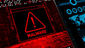 Abstract Warning of a detected malware program