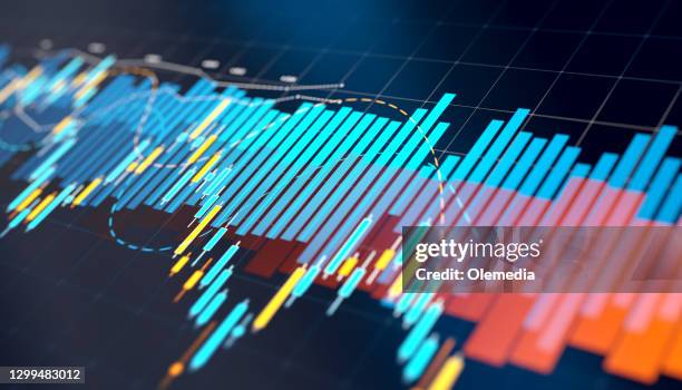 business concept chart graph and diagram - 2021 economy stock pictures, royalty-free photos & images