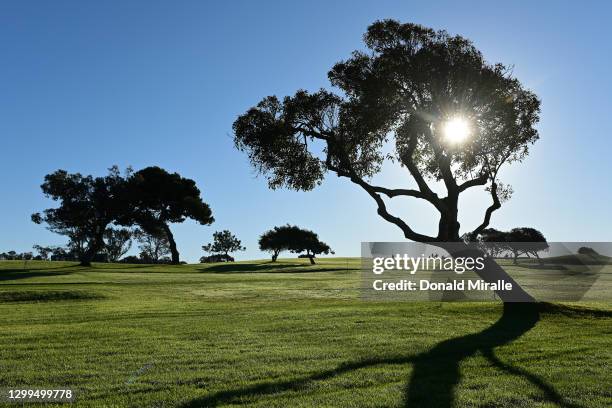 General view during round three of the Farmers Insurance Open at Torrey Pines South on January 30, 2021 in San Diego, California.