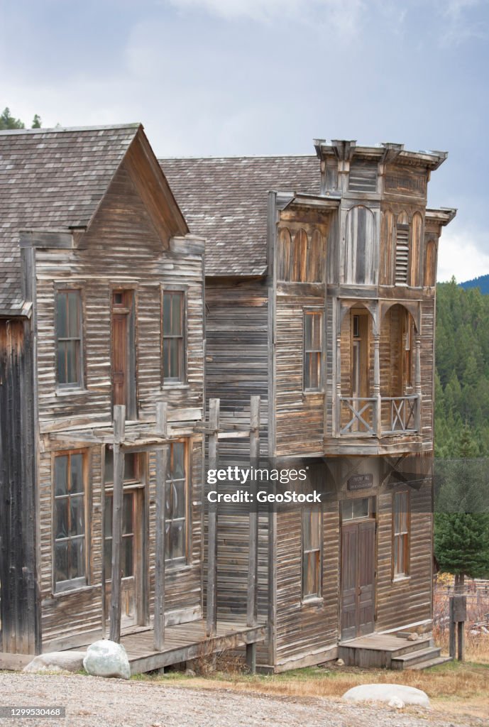 Historic ghost town in Montana