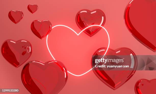 3d rendering abstract background - abstract background heart stock-fotos und bilder