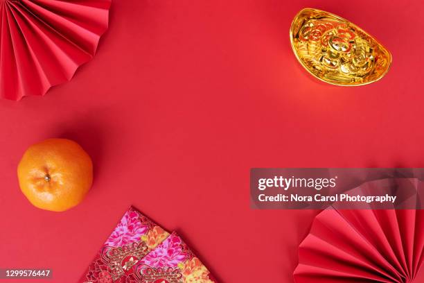 chinese new year concept - chinese new year food photos et images de collection