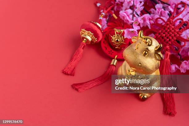 chinese new year concept - chinese new year red envelope stock-fotos und bilder