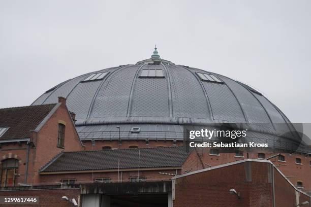 cupola roof of the koepel gevangenis, prison, breda, the netherlands - gevangenis stock pictures, royalty-free photos & images