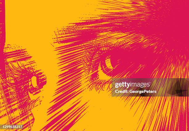 beautiful eyes. close-up - makeup texture close up stock illustrations