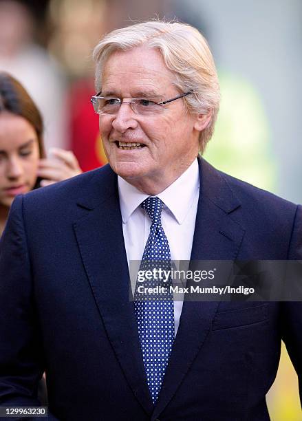 William Roache attends the funeral of 'Coronation Street' actress Betty Driver at St. Ann's Church on October 22, 2011 in Manchester, England.