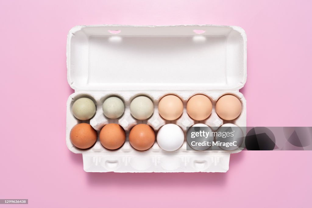 Eggs of Different Colors