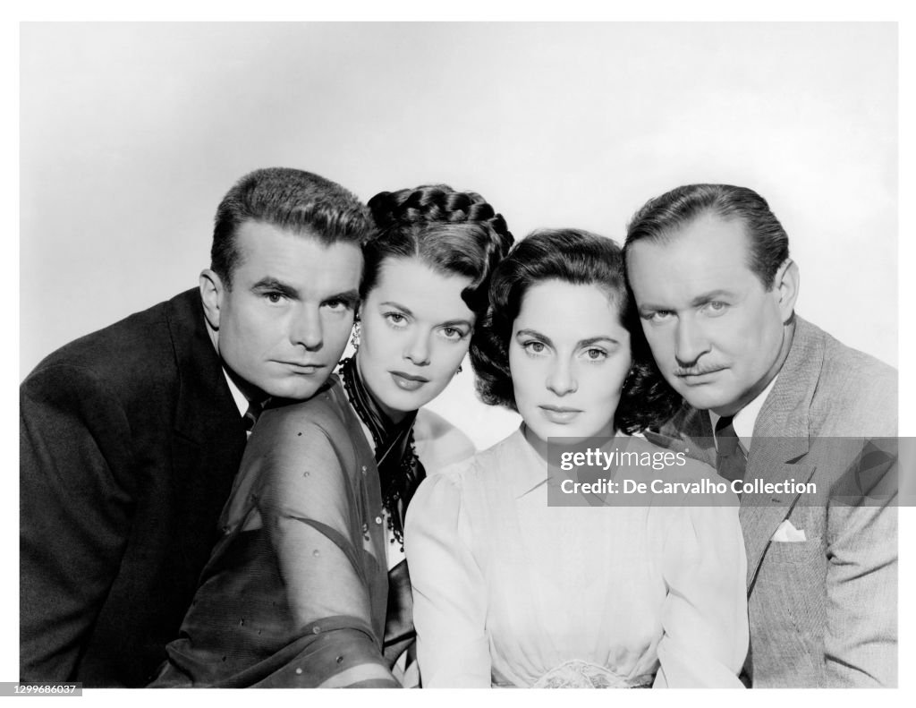 Kent Smith, Janis Paige, Viveca Lindfors and Robert Douglas in 'This Side of the Law'