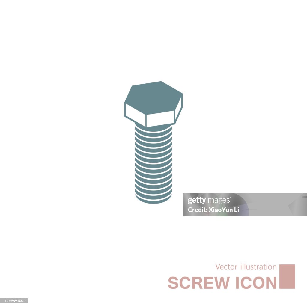 Screw Vector Simple Vector Drawn Screws High-Res Vector Graphic - Getty Images
