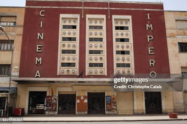 Cinéma Impero à Asmara - Construit en 1937 à l'époque coloniale italienne, sur l'avenue Harnet.