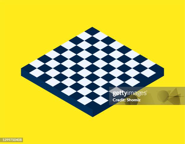 isometric chess board - different hobbies stock illustrations