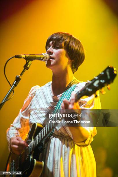 Tracyanne Campbell of Camera Obscura performs at Koko, London on April 18, 2007 in London, England.