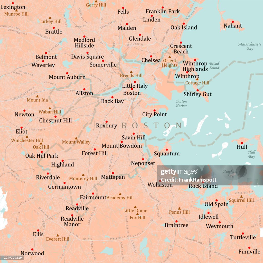 MA_Suffolk_Boston_VectorRoadMap