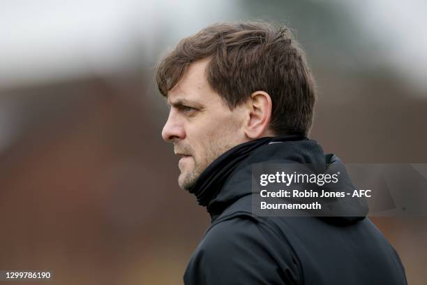 Jonathan Woodgate of Bournemouth during a training session at the Vitality Stadium on February 01, 2021 in Bournemouth, England.