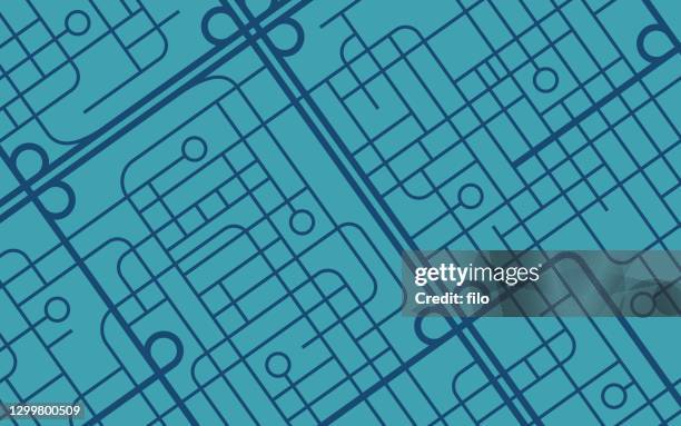 street map background - residential district stock illustrations