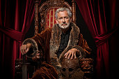 Historical King in studio shoot