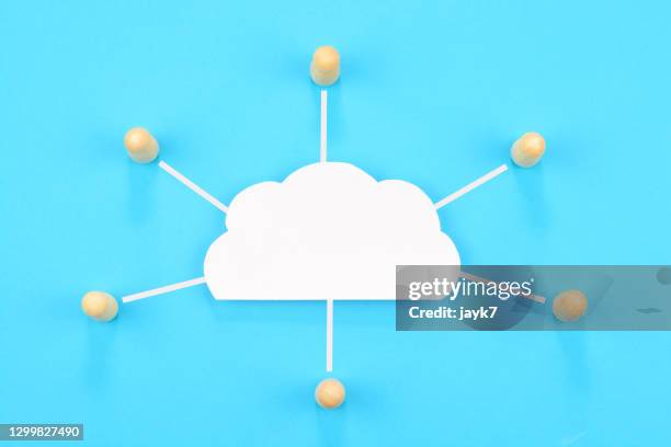 cloud computing - social media followers abstract stock pictures, royalty-free photos & images