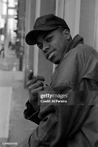 Rapper/Producer/DJ D-Nice of Boogie Down Productions appears in a portrait taken on March 22, 1990 in New York City. .