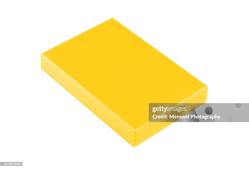 Yellow Box Pattern Blank Yellow Box Template Isolated Over White Background High-Res Stock ...
