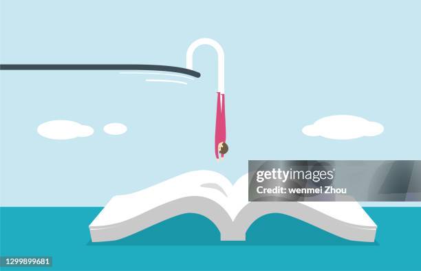 diving into water - diving sport stock illustrations