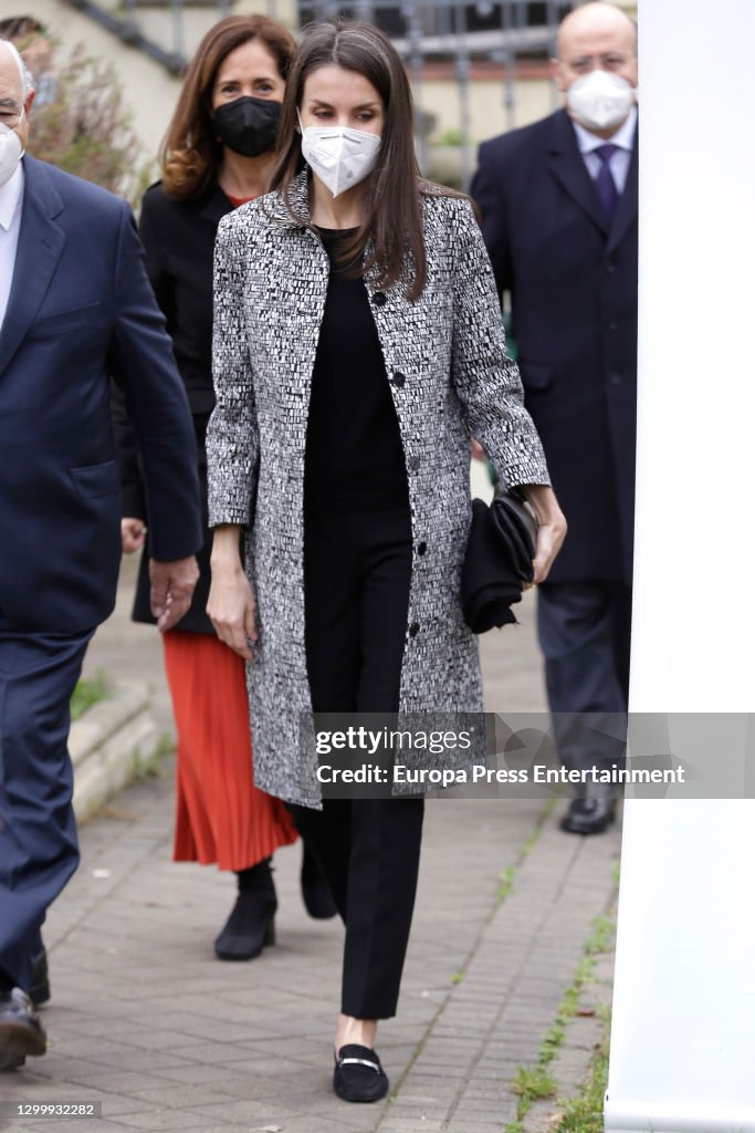 Queen Letizia of Spain Arrives at the FAD