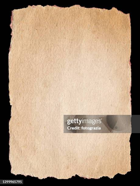 weathered blank piece of paper - black craft paper stock pictures, royalty-free photos & images