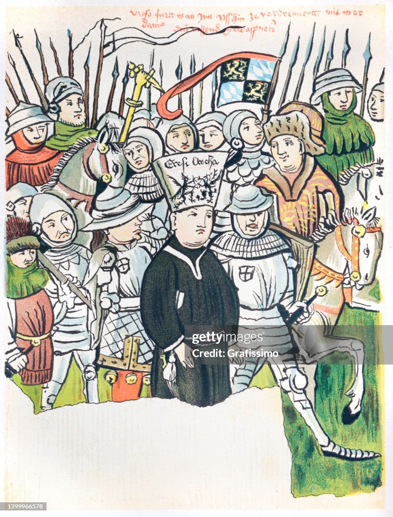 Johann Hus going to his execution 1415