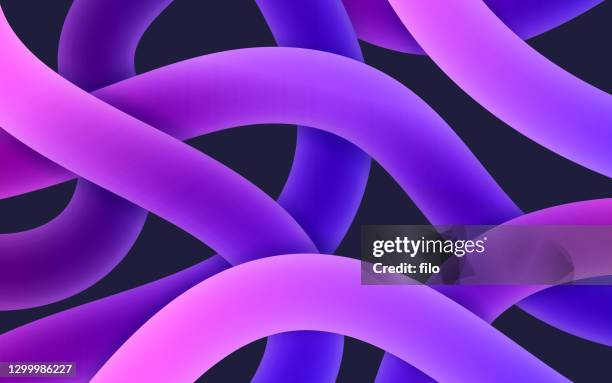 abstract swirl gradient overlap abstract background - road intersection stock illustrations