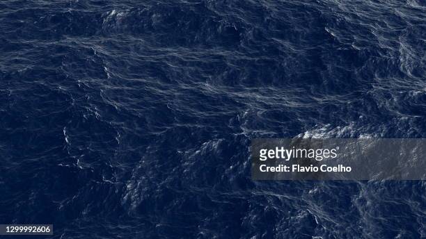 rough sea abstract background - blue water ripple overhead stock pictures, royalty-free photos & images