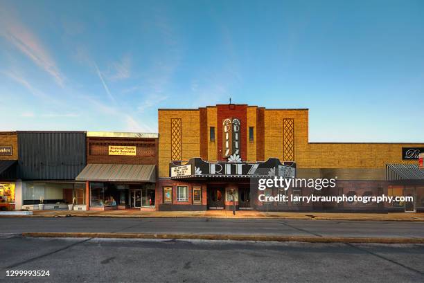 ritz theatre blytheville arkansas - small town stock pictures, royalty-free photos & images