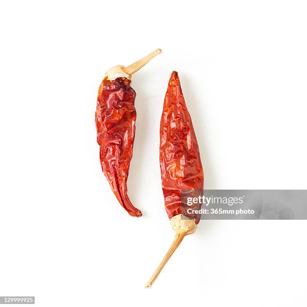 dried chillies - dried food stock pictures, royalty-free photos & images