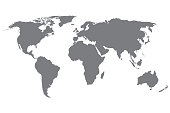 World Map Silhouette