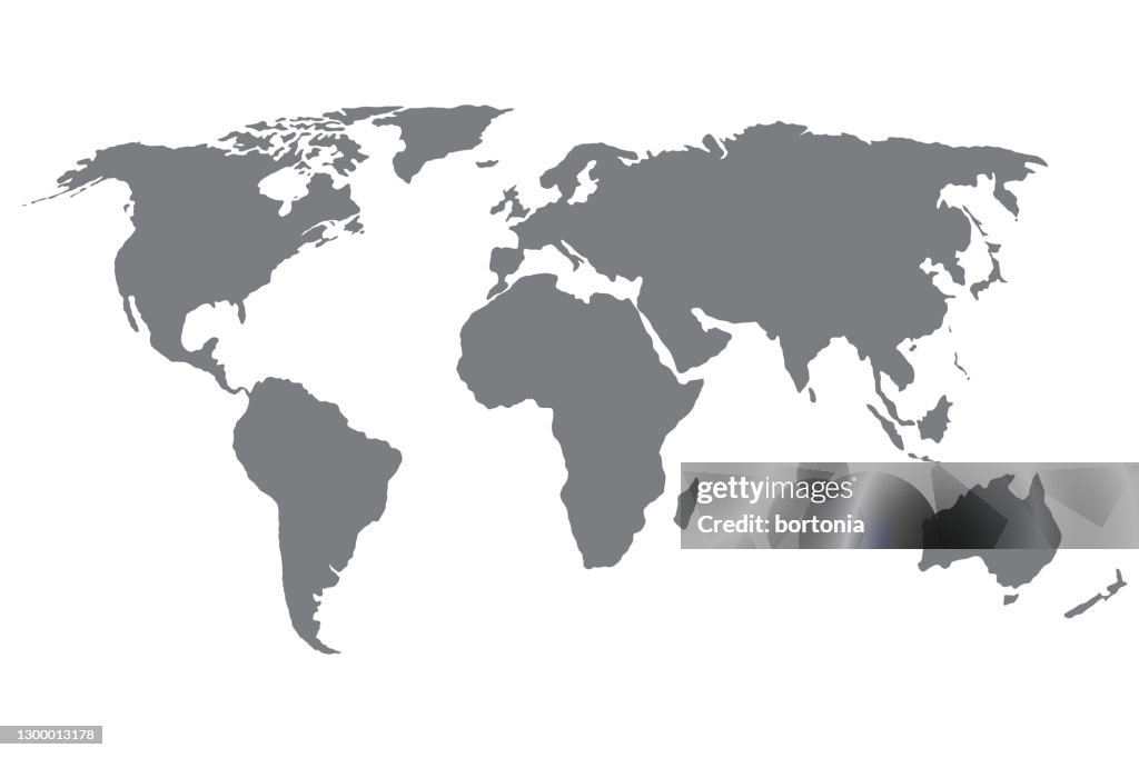 World Map Silhouette