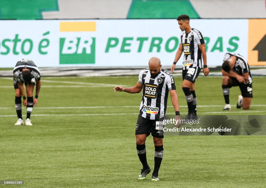 Brasileirao Series A: Palmeiras v Botafogo Play Behind Closed Doors Amidst the Coronavirus (COVID - 19) Pandemic