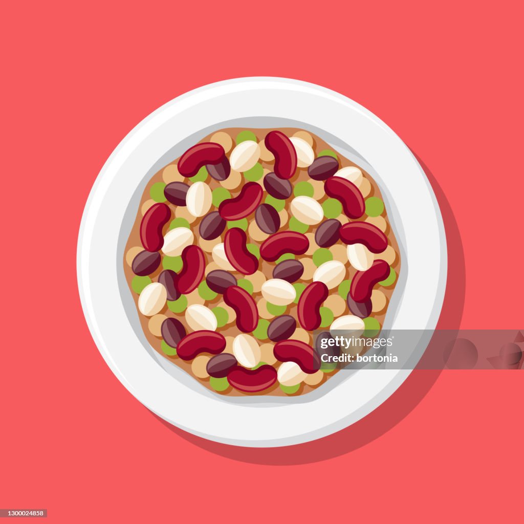 Bean Salad Overhead Icon