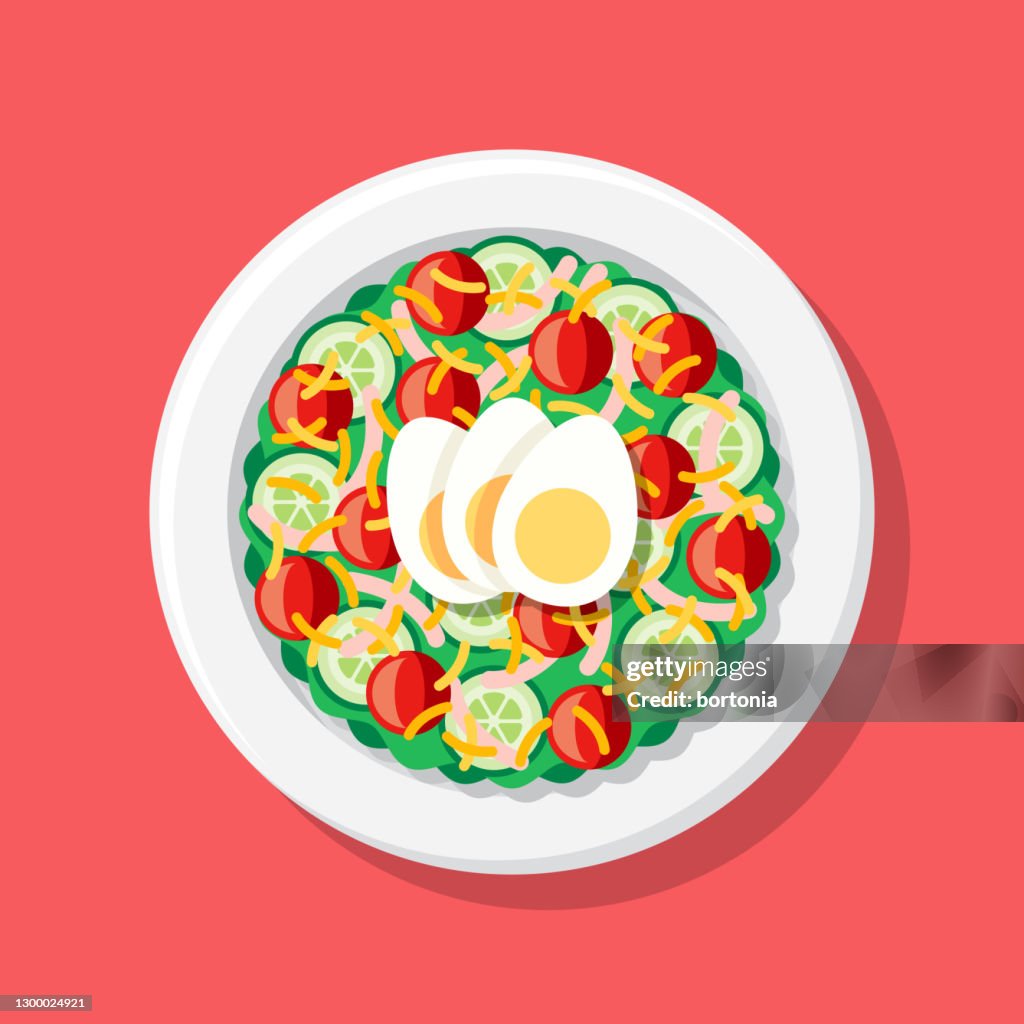 Chef Salad Overhead Icon