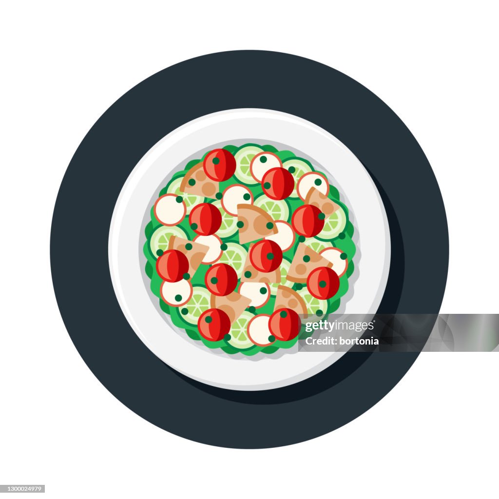 Fattoush Salad Overhead Icon