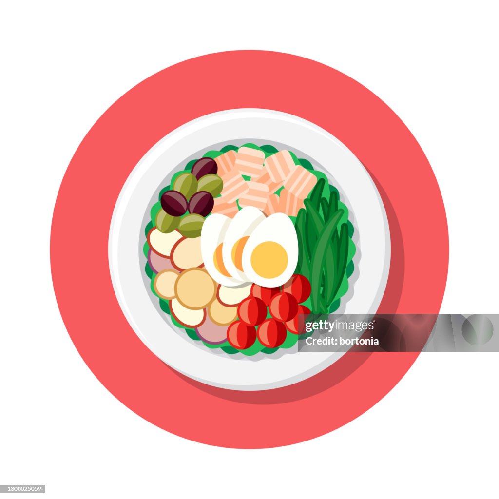 Niçoise Salad Overhead Icon