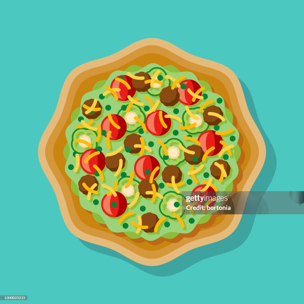 Taco Salad Overhead Icon