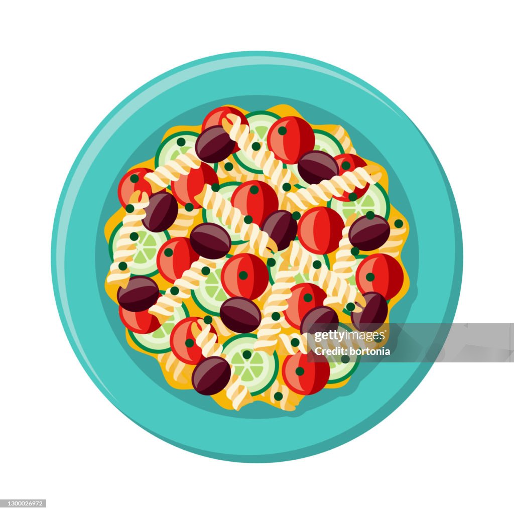 Pasta Salad Overhead Icon